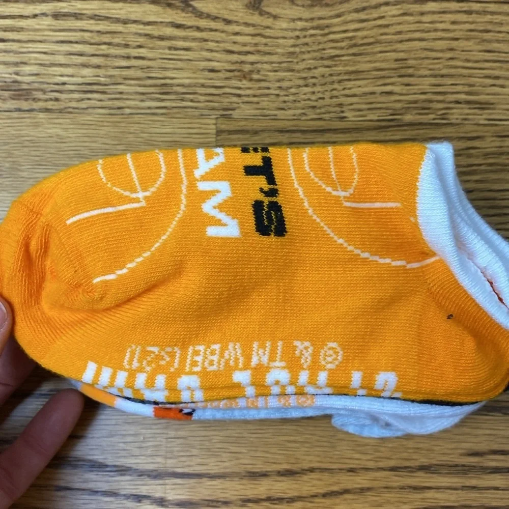 Kids Boy's Girl's Space Jam No-Shows No Show Socks 9-2.5